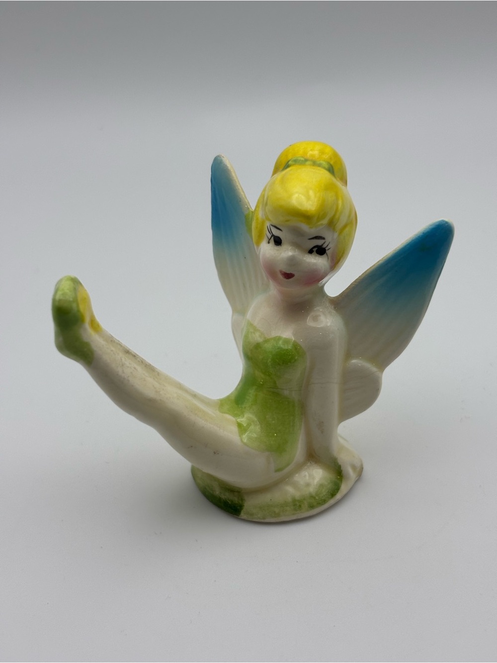 Vintage Rare Disneyland Tinkerbell Enesco Ceramic Figurine 1960's Era